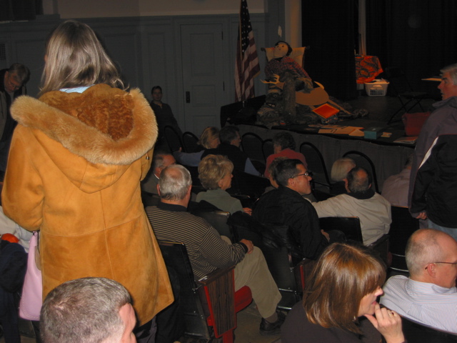 GOP caucus with visiting scarecrow
