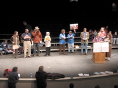 Leaders announce their totals, phase 1