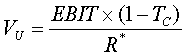 Corporate tax formula