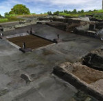 overview of virtual rendering of roman ruins
