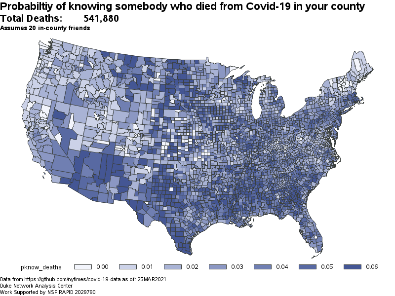 Choropleth map of pknow_deaths