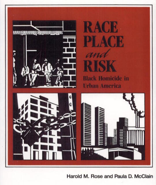 Cover of McClain's book "Race, Place, and Risk"