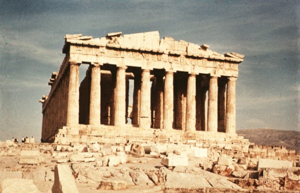 Athenian Acropolis: Propylaea And Parthenon